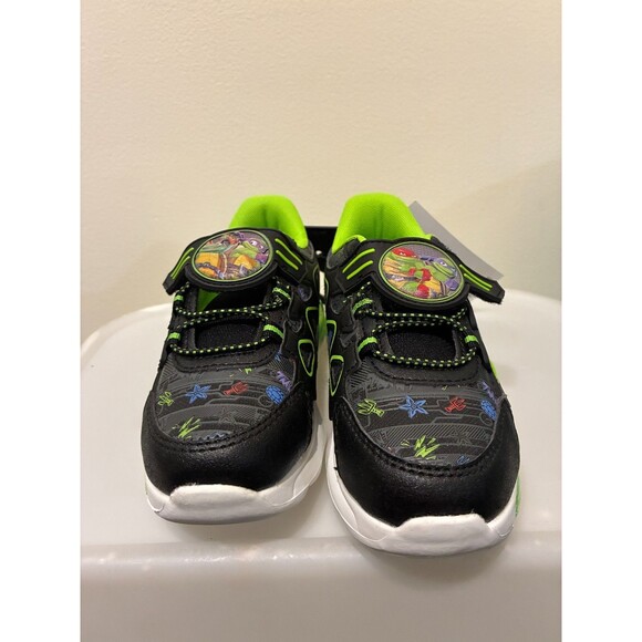NWT Teenage Mutant Ninja Turtles TMNT Kids Light Up Sneakers Shoes - Kids 12 - Picture 7 of 10